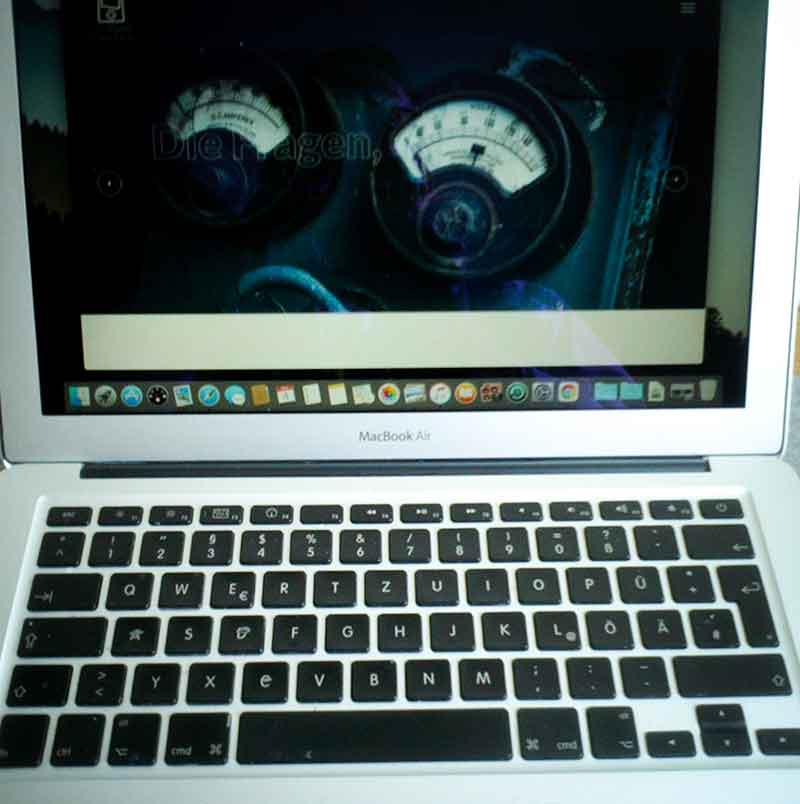 Macbook Air 2011 - immer noch gut.