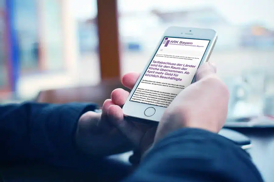 Website für die ARK- Bayern, von der Online-Agentur in Hof