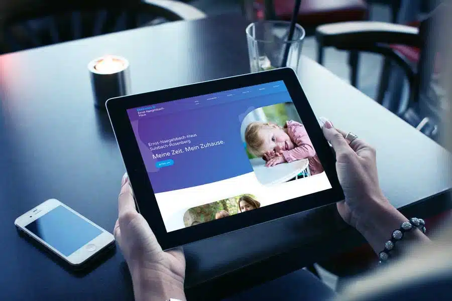Website für das KJH in Sulzbach, von der Online-Agentur in Hof