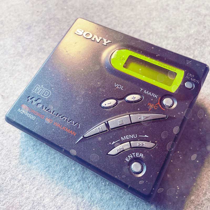 Ein MiniDisc-Player von SONY