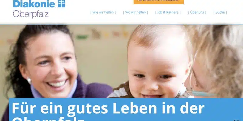 blaue maschine diakonie weiden
