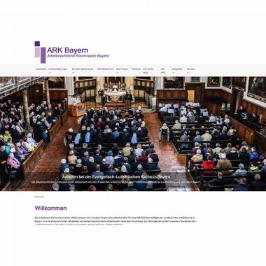 Die Website der AKR Bayern